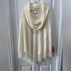 Xhilaration poncho sweater